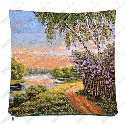 Гобелен Плюс наволочка 38*38 Сиреневый сад