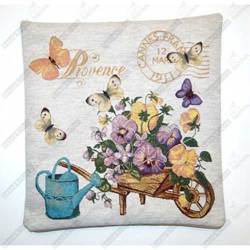 Детальная картинка товара «гобелен плюс наволочка 38*38 цветы прованса»
