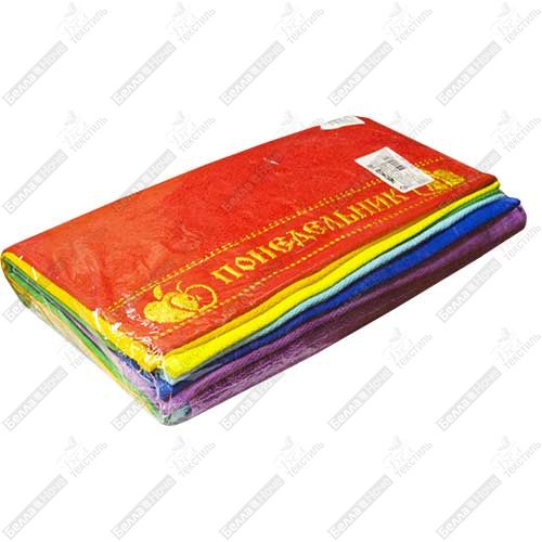 ВВТ 7 пр. К-т полотенец махр. Неделька 7- 35*60 цв.100 Ассорти Н-971.350