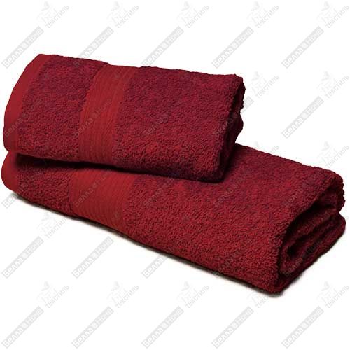 ВВТ Полотенце махр. 50*90 цв.220 Темно- бордовый 375гр (120)