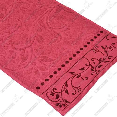 ВВТ 3 пр. К-т полотенец жакк.цв.704 Брусничный 860 