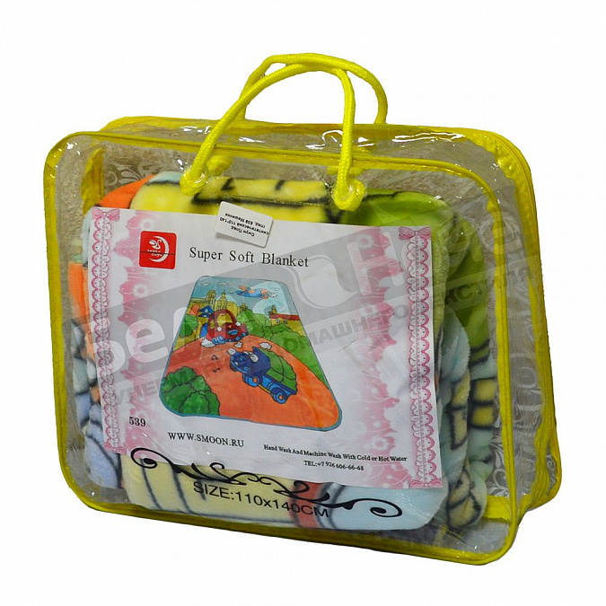 Детальная картинка товара «смун плед синтетический 110*140 глад. 539 машинки»