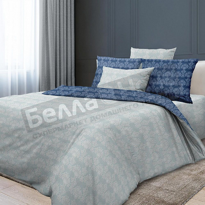 Детальная картинка товара «реноме простыня бязь премиум 220*240 6812-4 бельведер грифин»