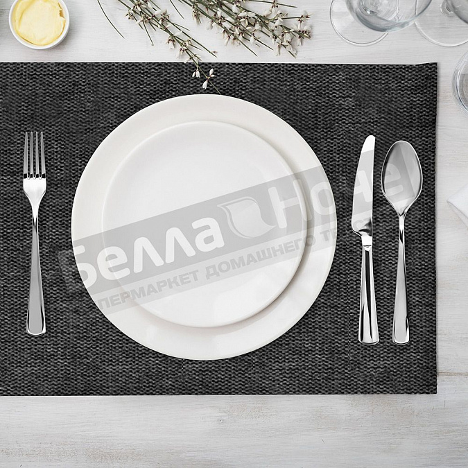 Детальная картинка товара «вн салфетка сервировочная рогожка, пэ дт172 35*45 графит 31»