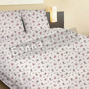 Реноме Простыня бязь Премиум 2,0сп 50397-1 Розовый сад мелкий