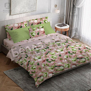 Реноме Простыня бязь Премиум 2,0сп 7275-1 Сады Сингапура