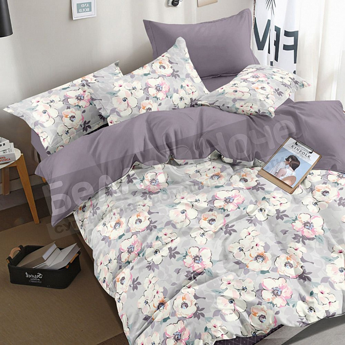 Детальная картинка товара «кпб сайлид сатин дуэт br - 9»