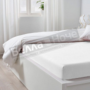 Люксония Простынь трикотаж 140*200/20 Белый