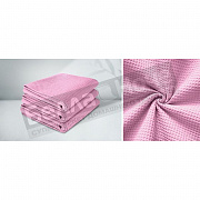 LUXOR Полотенце ваф гл/кр 65*135 Розовый