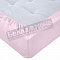 Детальная картинка товара «люксония простынь поплин гл/кр на резинке 140*200/20 розовый»