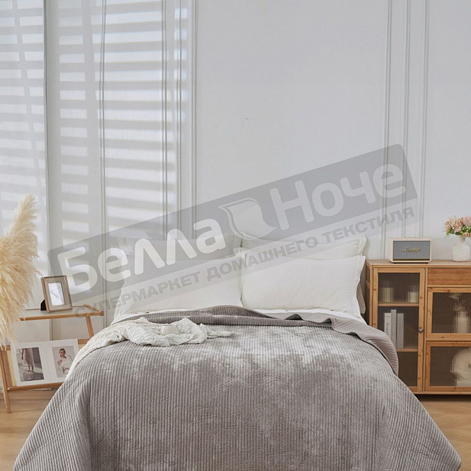 Детальная картинка товара «romance однот. с вышивкой 220*240 joy jh-01 beige»