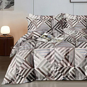 КПБ Клео Art Color полисатин 1,5 сп 15/166-AC Геометрия Мультиколор