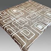 Смун Плед синтетический 150*200 глад. обл. 3123-1 Лабиринт Бежевый