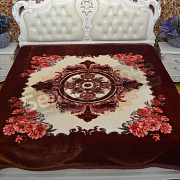 Смун Плед синтетический 200*240 глад. Двусторонний 9143