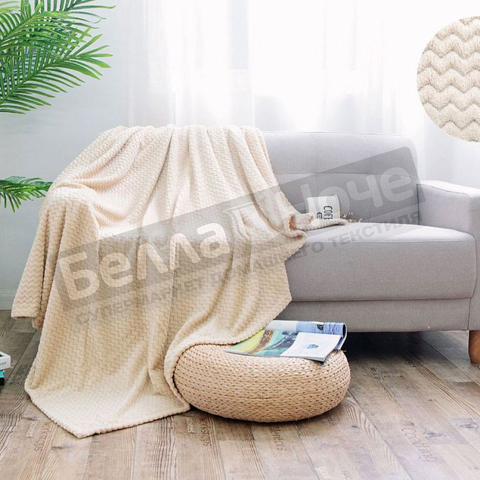 Детальная картинка товара «клео плед велсофт 180*200 royal plush 180/005-rp»