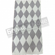 Авангард Полотенце махр. пестр. 70*140 С81-ЮА рис.7196 Ромбы Отбелка- серебристый