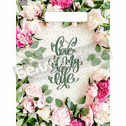 Пакет ПЭ с вырубной неусиленной ручкой 20*30 Тико Романтичный