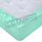 Детальная картинка товара «люксония простынь поплин гл/кр на резинке 180*200/20 ментол»