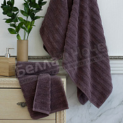Веросса Полотенце махр. гл/кр Palermo 70*140 Лилово-коричневый
