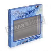 НГ Короб картонный 26*26*3 Зимняя сказка