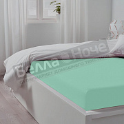 Люксония Простынь трикотаж 120*200/20 Ментол