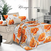 КПБ Люксония поплин Евро Цветущие маки