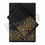 СТ Полотенце махр. гл/кр 50*90 Толедо Черный