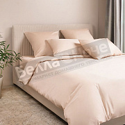 КПБ Моноспейс сатин- премиум 2,0 - Макси 4 нав. Кремовый