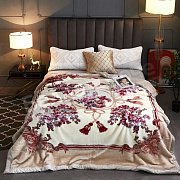 Смун Плед синтетический 200*240 глад. Двусторонний 9144