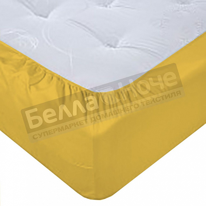 Детальная картинка товара «люксония к-т наволочек поплин гл/кр 2-70*70 горчица»