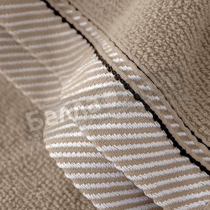 Веросса Полотенце махр. гл/кр Fjord 70*140 Капучино /бордюр А