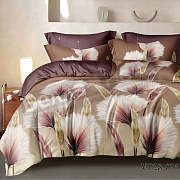 КПБ Люксония поплин 2,0сп с натяжной простыней 160*200 Колоски 