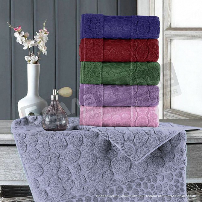 Детальная картинка товара «luxor полотенце махр. гл/кр жакк 70*130 коаст темно- синий»