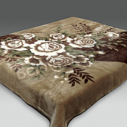 Смун Плед синтетический 200*240 стр. 8003-3 Новый орех 