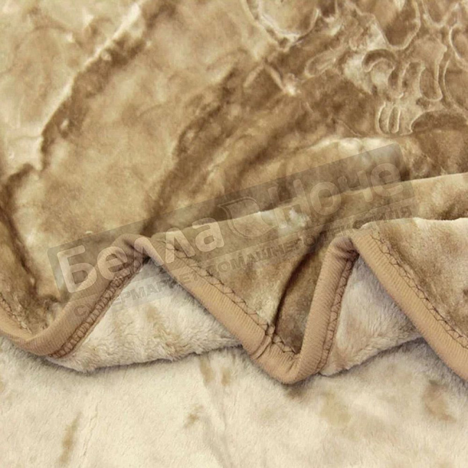 Смун Плед синтетический 160*220 стр. однот. 2110- 7 Камушки Капучино