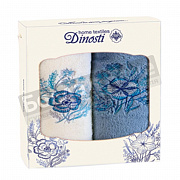 Диности 2 пр. кухон. м/ф 2- 33*60 ДМФ-814 Синие цветы