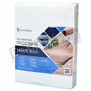 Люксония Простынь махра 140*200/20 Белый