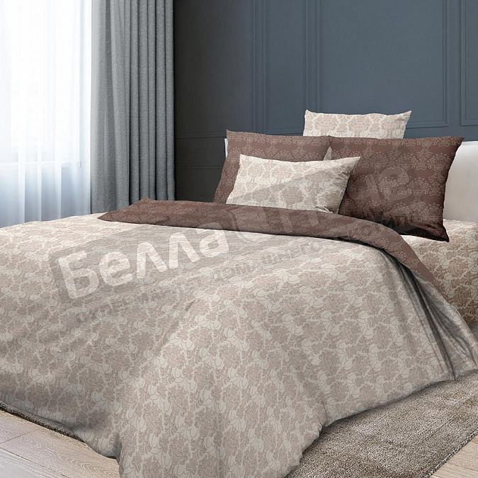 Реноме Простыня бязь Премиум 220*240 6812-3 Бельведер кристалл