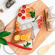 Бояртекс Рукавица двунитка 26*18 стеганная Цитрусовый фреш МАРКИРОВКА