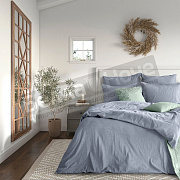 Веросса Простыня Melange Евро 220*240 indigo