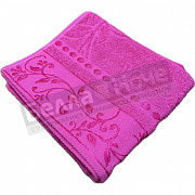 ВВТ Полотенце махр. жак. 50*90 цв.202 Фуксия 375гр 860