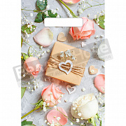 Пакет ПЭ с вырубной неусиленной ручкой 20*30 Тико Подарочек