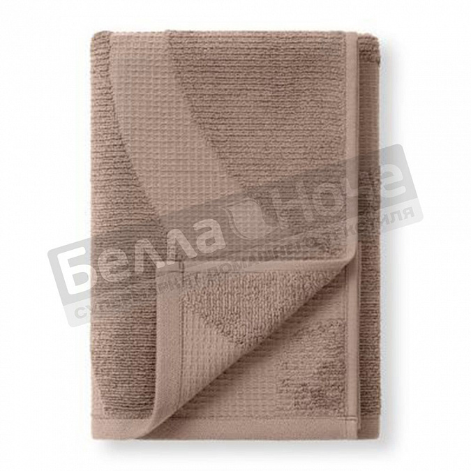 Детальная картинка товара «веросса полотенце махр. гл/кр wave texture 70*140 молочный шоколад»