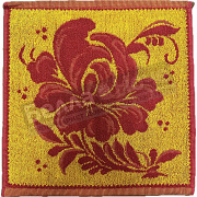 Авангард Салфетка махр. пестр. 33*33 С79-ЮА рис.3023 Хохлома-2