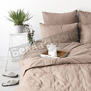 Веросса Простынь Melange на резинке 180*200/30 praline
