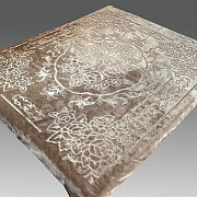 Смун Плед синтетический 160*220 стр. однот. 2107- 7 Розы Капучино