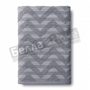 Веросса Полотенце махр. гл/кр Relax 50*90 Графит /бордюр А