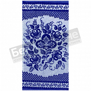 Авангард Полотенце махр. пестр. 30*60 С79-ЮА рис.3014 Гжель-1