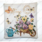 Гобелен Плюс наволочка 38*38 Цветы Прованса
