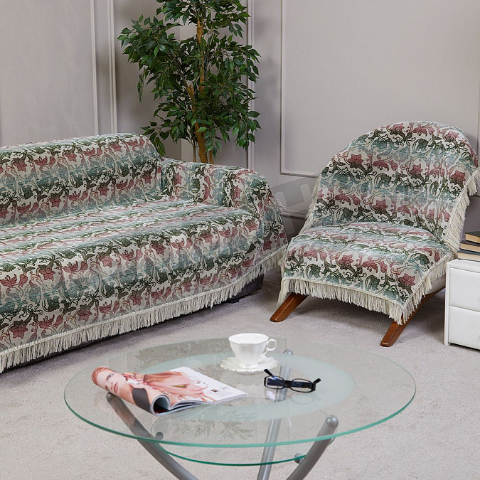 Детальная картинка товара «картекс к-т покрывал шб 180*220;2-90*180 перламутровый восток»